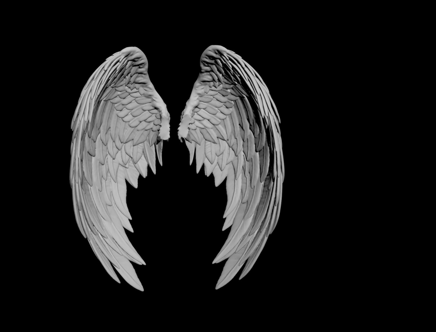 9 Best Of Angel Wings 3d Model Free Download Scharap - vrogue.co