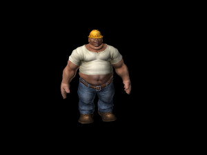 worker Modelo 3D