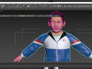 Schoolboy model Boy Rigged 3D Model