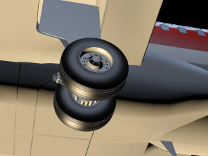 A320 airplane 3D Model