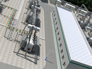 Electrical Substation Modello 3D