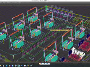 Electrical Substation 3D Модель