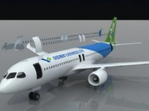 航空機 c919 3Dモデル