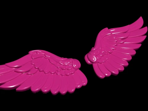 Angel wing 02 3D Model