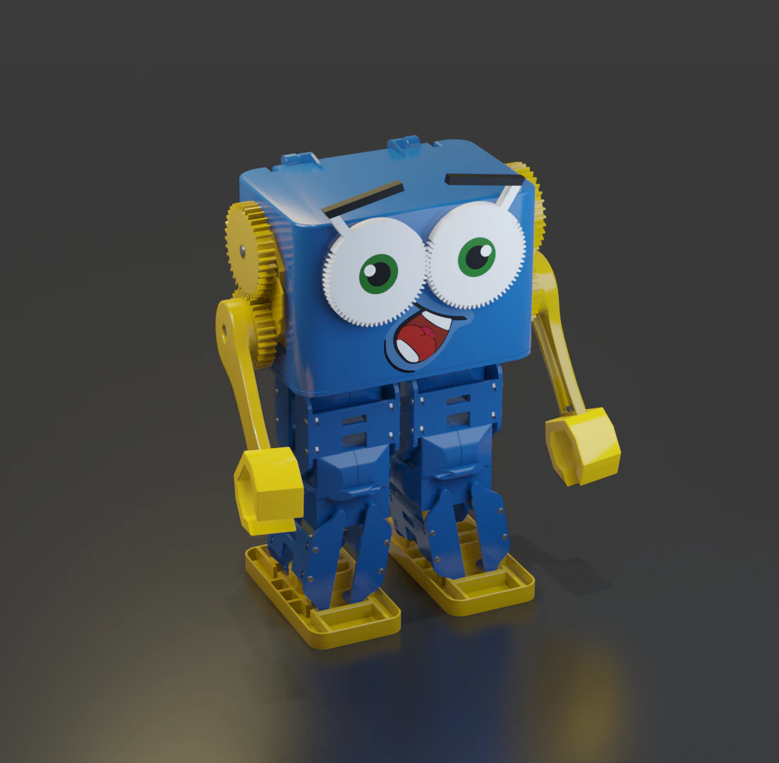 marty the robot 3D Model .c4d .max .obj .3ds .fbx .stl .blend