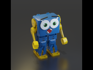 marty the robot 3D 模型