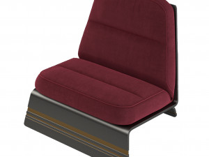 bb italia edouard armchair 3D 모델