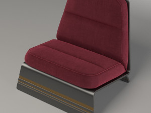 bb italia edouard armchair 3D 모델