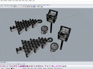 Hristmas tree earrings 3D Print Model