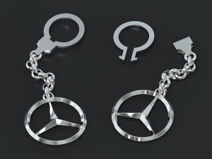 Mercedes trinket 3D प्रिंट मॉडल