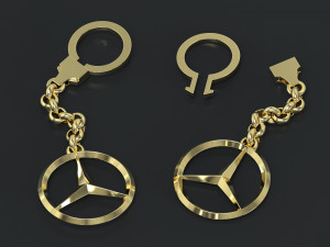 Mercedes trinket 3D प्रिंट मॉडल