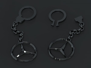 Mercedes trinket 3D प्रिंट मॉडल