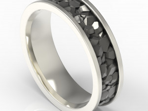 Ring stylized stone 3D Принт Модель
