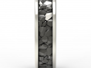 Ring stylized stone 3D Принт Модель