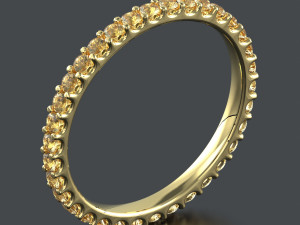Gemstone ring 16-5 mm 3D Print Model