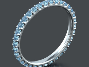 Gemstone ring 16-5 mm 3D Print Model