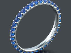 Gemstone ring 16-5 mm 3D Print Model