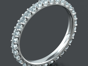 Gemstone ring 15 mm 3D Принт Модель