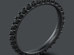 Gemstone ring 15 mm 3D Print Model