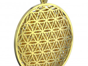 Pendant Flower of Life 3D-Druckmodell