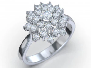 Ring Dandelion 3D Print Model