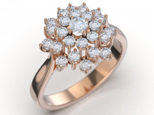 Ring Dandelion 3D प्रिंट मॉडल