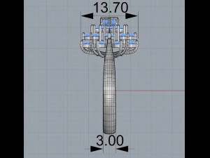 Ring Dandelion 3D Print Model