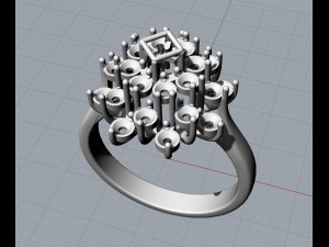 Ring Dandelion 3D प्रिंट मॉडल