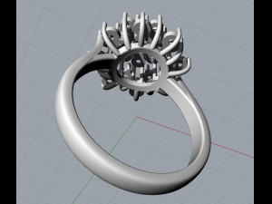 Ring Dandelion 3D प्रिंट मॉडल