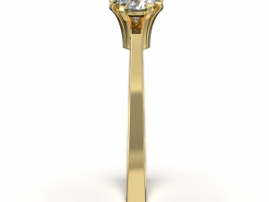 Triangular gem ring 3D प्रिंट मॉडल