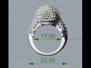 Ring chameleon Boucheron 3D Print Model