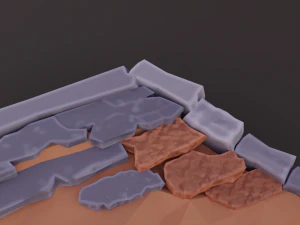 stylized environment kitbash vol1 3D Model