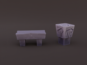 stylized environment kitbash vol1 3D-Modell