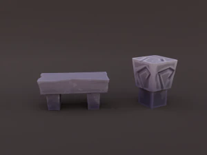 stylized environment kitbash vol1 3D Model