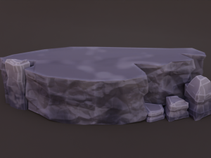 stylized environment kitbash vol1 3D-Modell