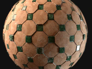 piastrella in terracotta CG Textures