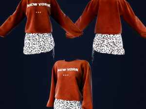 Club Wear Out Fit VOL1 3D Model