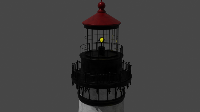 lighthouse 3D-Modell .c4d .max .obj .3ds .fbx .stl .blend 
