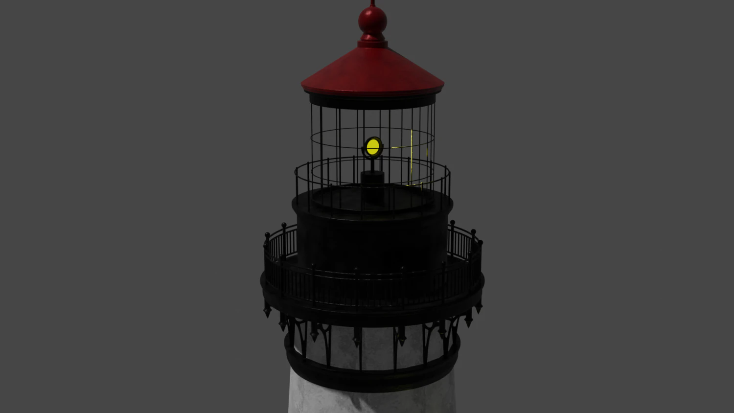 phare Modèle 3D .c4d .max .obj .3ds .fbx .stl .blend 