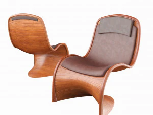 arah modern armchair 3D Model