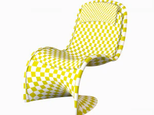 arah modern armchair 3D Model