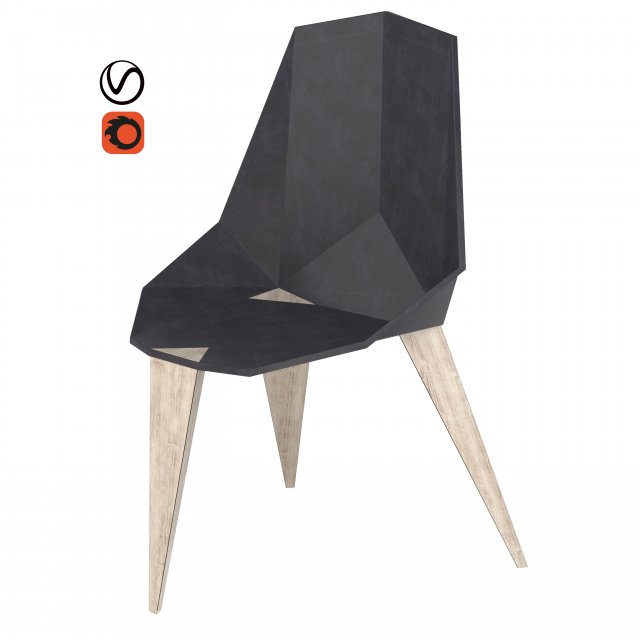 arah folding chair Modèle 3D .c4d .max .obj .3ds .fbx .stl .blend 