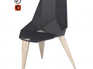 arah folding chair Modèle 3D
