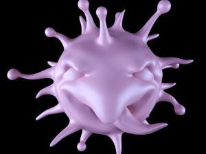 fantasy corona virus Modèle 3D