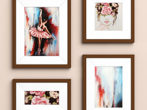 dancer lady frame Modelo 3D