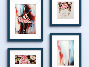 dancer lady frame Modelo 3D