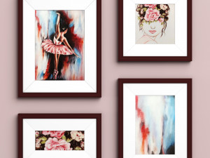 dancer lady frame Modelo 3D