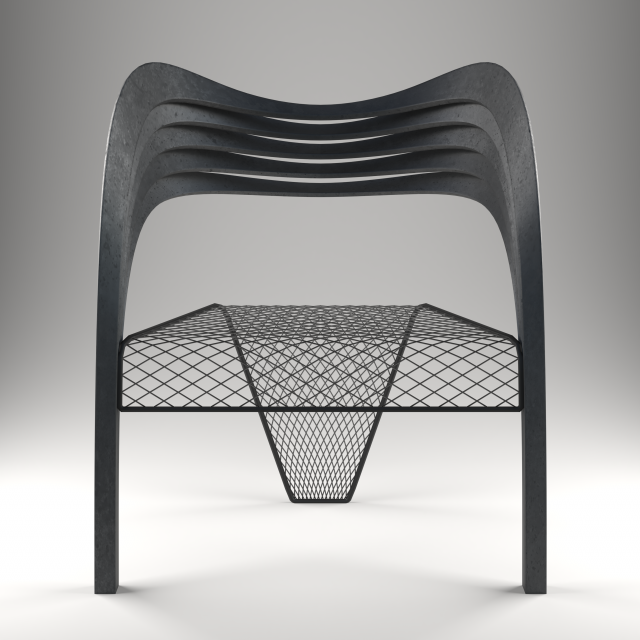 arah beach chair 3D 模型 .c4d .max .obj .3ds .fbx .stl .blend