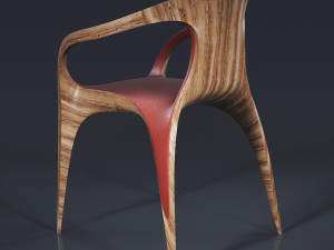 a chair for dgill gallery Model 3D