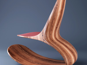 organic ode chair Modèle 3D